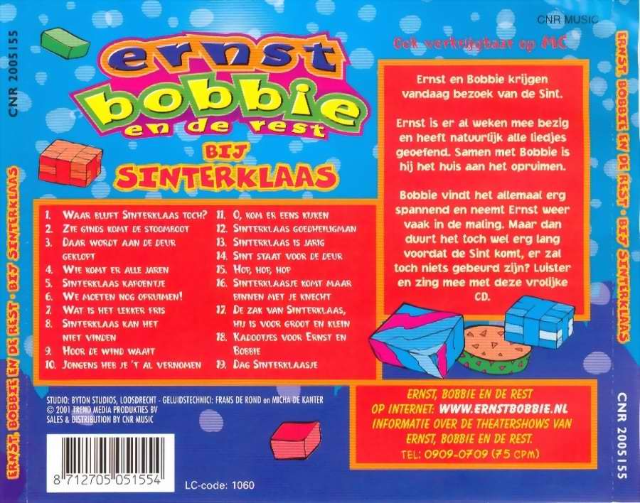 Ernst Bobbie & De Rest  Bij Sinterklaas : Back